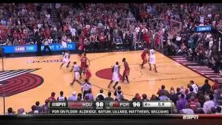 Damian Lillard's Fading Buzzer Beater to Beat the Rockets!