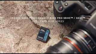 Lexar® High-Performance 800x PRO SDHC™/SDXC™ UHS-I Card BLUE Series