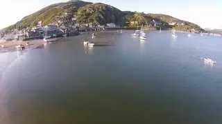 Barmouth  harbour, Wales  UAS aka drone