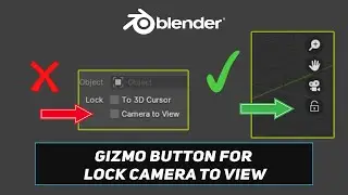 Lock View to Camera in Blender 4.1 | Quick Tips | Shift 4 Cube