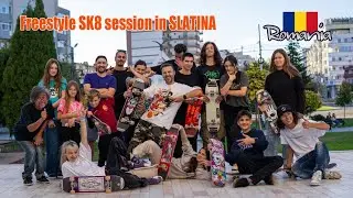 Freestyle SK8 Session in Slatina ; Isamu Yamamoto & Friends
