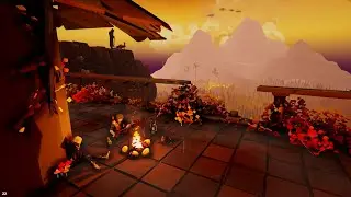 Environment assets and post-processing effects #2 - Camp Fire - Short Devlog - Unity Indie game