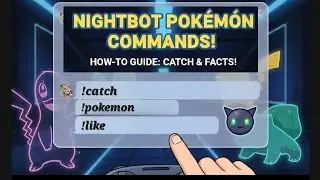 Sharing my nightbot commands, lets catch 'em all