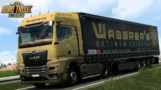 ETS2 - Delivering vinegar across Sweden | Max2712 engine sounds | 1.50