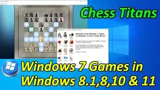 Chess Titans || How to install windows 7 games in windows 10,11 || Chess Game || দাবা খেলা #TechBD