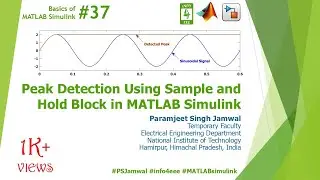 Peak Detection Using Sample and Hold Block in MATLAB Simulink #37 | Basics | INFO4EEE