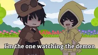 I'm the one watching the demon || Gacha Club Little Nightmares ||