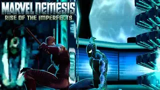 Marvel Nemesis: Rise of the Imperfects | Daredevil Finishers in all Characters (Roekel's HQ)