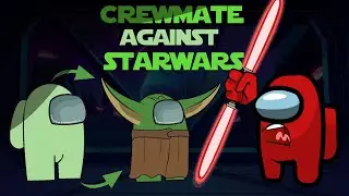 Mini Crewmate Kills 4 Star Wars Characters | Among Us Animation