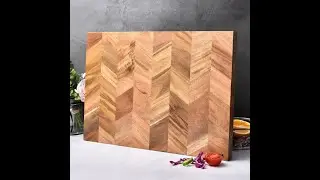 End-Grain Wooden Chopping Board Acacia Wood Cutting Board for Kitchen Chopping Board | BILL.F