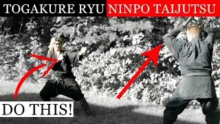 NINJUTSU ESCAPE AND EVASION TECHNIQUES - Togakure Ryu Ninpo Taijutsu