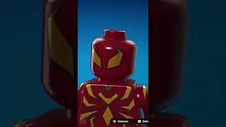 Iron Spider en Lego Fortnite X The Amazing Spider-Man #shorts