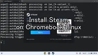 Install Steam on Chromebook Linux