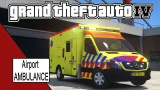 GTA 4 Mercedes Sprinter Schiphol airport ambulance
