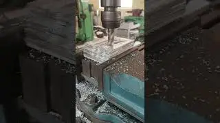 Milling Process on Metal Surface | Metal Surfacing | Surface Modification | Milling Machine