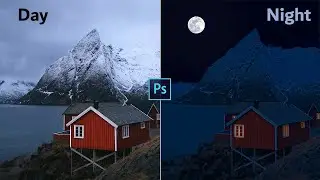 How to Turn Day to Night in Photoshop easily | Photoshop Effect Tutorial