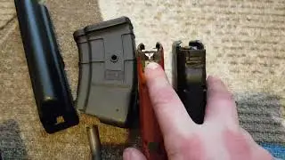 Как установить магазин 7.62 на 