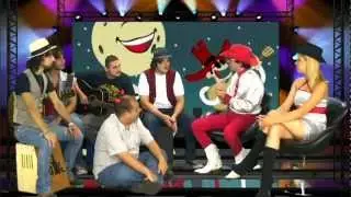 BANDA BRAVADO, O LUTADOR QUEMOEL LOBO E O CANTOR GABRIEL FERRAZZI NO THEDE BRODYS SHOW