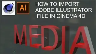 How To Import Adobe Illustrator File Into Cinema 4d Urdu Hindi