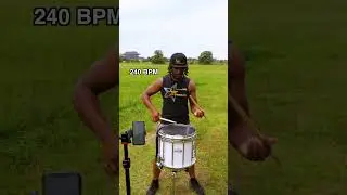 240 BPM Quadruple Stroke Roll