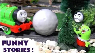 Thomas and Friends Stories with Toy Train Tom Moss and Rascal Funling