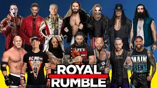 SETH ROLLINS ENTERING NO 1 | WWE 2K24 30 MAN ROYAL RUMBLE MATCH GAMEPLAY!