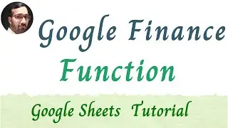 GoogleFinance Function in google sheets