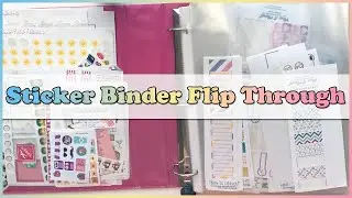 Sticker Binder Flip Through : Plan-It Planet