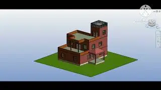 35'x35' West facing house 🏡 design # 3d model # revit architecture design @ 3 bhk house 🏡 design