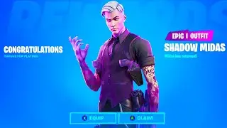 How To Get SHADOW MIDAS Skin in Fortnite! (Fortnitemares Zombie Midas)