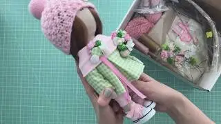 Набор для шитья куклы - текстильная кукла малышка | Handmade Fabric Dolls - Rag Doll