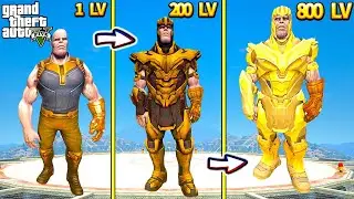 Прокачал Таноса до 800 уровня эволюция Бога в ГТА 5. Thanos обзор мода в GTA 5. Танос в ГТА 5.