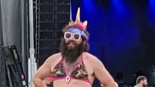 Awesome Hippies at the concert in Live Oak Florida