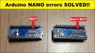 #51 SOLVED!! Every Arduino NANO error || PR ROBOTICS