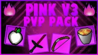 Minecraft: Pink PvP V3 Texture Pack Harmin V3 | 1.7/1.8/1.9 Resource Pack