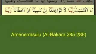 Amenerrasulu 6 Different Qiraat by 6 Different Kurra(Al-Baqara 285-286)