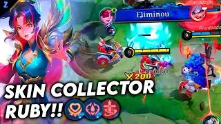 PEGANDO A SKIN COLLECTOR DA RUBY - GAMEPLAY RUBY | Mobile Legends