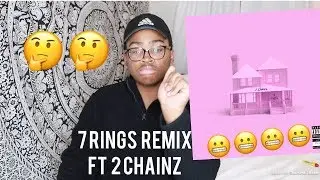 Ariana Grande - 7 Rings Remix ft. 2 Chainz | REACTION!!