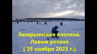 Ротан.  Ловим на Захарьинской плотине.