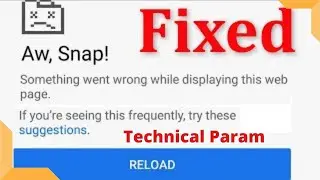 How to Fix Aw Snap Error in Google Chrome | Google Chrome not working | Aw Snap Error in chrome