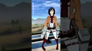 Mikasa: Tyla Dance 🍑👀 #attackontitan #aot #anime #tyla #tyladance #fyp #viral #mikasaackerman