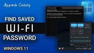Windows 11 WiFi Hacks: 3 Ways to View Your WiFi Password @appwebcoders