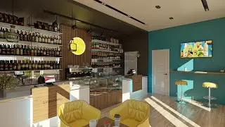 360°- Дизайн интерьера кафе