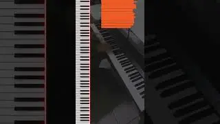 Sealed Vessel - Hollow Knight | Piano Tutorial/Visualizer #shorts pt 7
