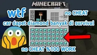 Cara dapet diamond banyak di survival mode no CHEAT |  blocktopograph tutorial