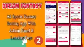 Sports Fantasy App Admin Panel & Landing Page | Fantasy Cricket App | New Fantasy Concept | MakeEasy