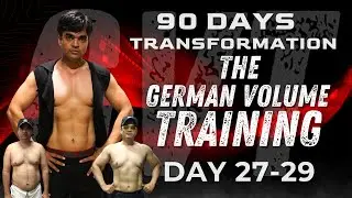 90-Day German Volume Training Journey | GVT Transformation Days 27-29 | Mettas Fitness