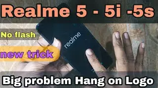 Realme 5,5i,5s Hang on logo solution || very easy trick | without flashing | Realme 5 Hang on logo 🔥