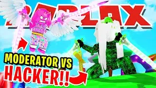 ROBLOX SABER SIMULATOR HACKER JOINS MY GAME SO I CALLED A MODERATOR TO GET HER BANNED!!