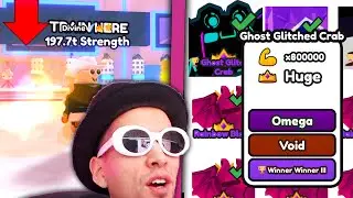 Wow! I Got Ghost Glitched Crab in Arm Wrestle Simulator